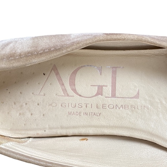 AGL suede flats with tassel preppy classic tailored 6.5 - Picture 4 of 12